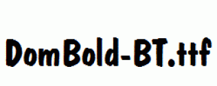 DomBold-BT.ttf