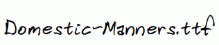 Domestic-Manners.ttf