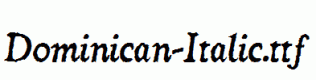 Dominican-Italic.ttf