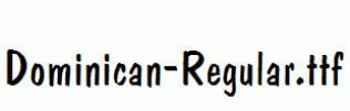 Dominican-Regular.ttf