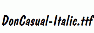 DonCasual-Italic.ttf