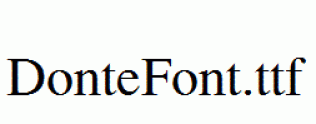 DonteFont.ttf