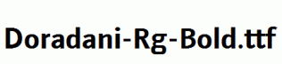 Doradani-Rg-Bold.ttf