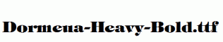 Dormeua-Heavy-Bold.ttf