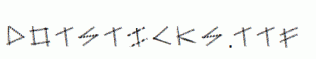 DotSticks.ttf