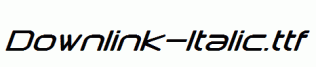 Downlink-Italic.otf