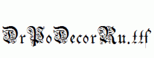 DrPoDecorRu.ttf