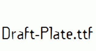 Draft-Plate.ttf