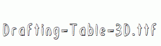 Drafting-Table-3D.ttf
