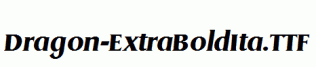 Dragon-ExtraBoldIta.ttf