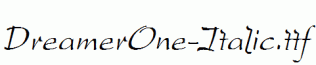 DreamerOne-Italic.ttf