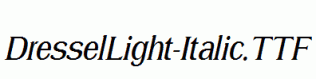 DresselLight-Italic.ttf