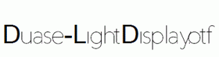 Duase-LightDisplay.otf