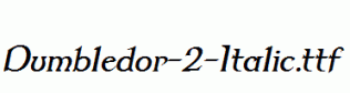 Dumbledor-2-Italic.ttf