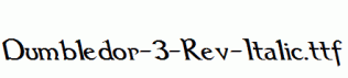 Dumbledor-3-Rev-Italic.ttf