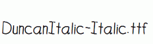DuncanItalic-Italic.ttf