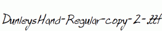 DunleysHand-Regular-copy-2-.ttf
