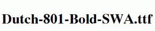 Dutch-801-Bold-SWA.ttf