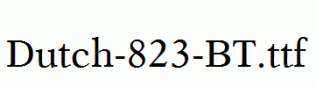 Dutch-823-BT.ttf