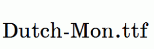 Dutch-Mon.ttf