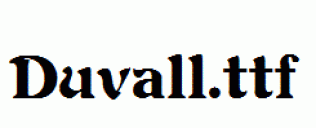 Duvall.ttf