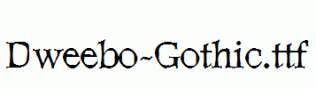 Dweebo-Gothic.ttf