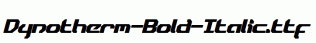 Dynotherm-Bold-Italic.ttf