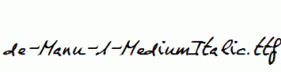 de-Manu-1-MediumItalic.ttf