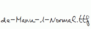 de-Manu-1-Normal.ttf