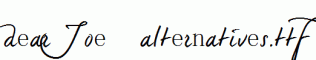 dearJoe-5-alternatives.ttf
