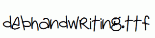 debhandwriting.ttf