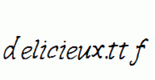 delicieux.ttf