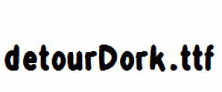 detourDork.ttf