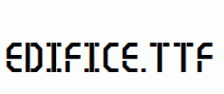 EDIFICE.ttf