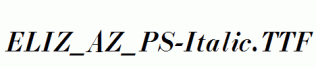 ELIZ_AZ_PS-Italic.ttf