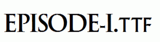EPISODE-I.ttf