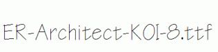 ER-Architect-KOI-8.ttf
