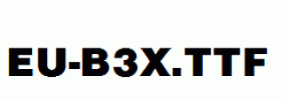 EU-B3X.ttf