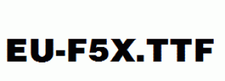EU-F5X.ttf