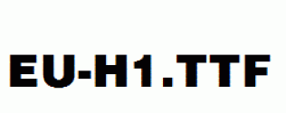 EU-H1.ttf