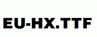 EU-HX.ttf