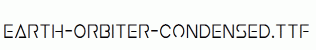 Earth-Orbiter-Condensed.ttf