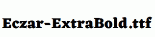 Eczar-ExtraBold.ttf