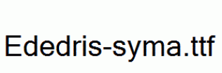 Ededris-syma.ttf
