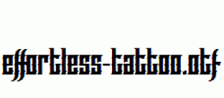 Effortless-Tattoo.otf