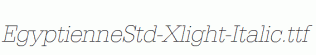 EgyptienneStd-Xlight-Italic.ttf
