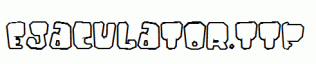 Ejaculator.ttf