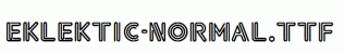 Eklektic-Normal.ttf