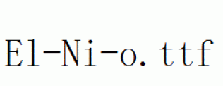El-Ni-o.ttf