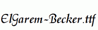 ElGarem-Becker.ttf